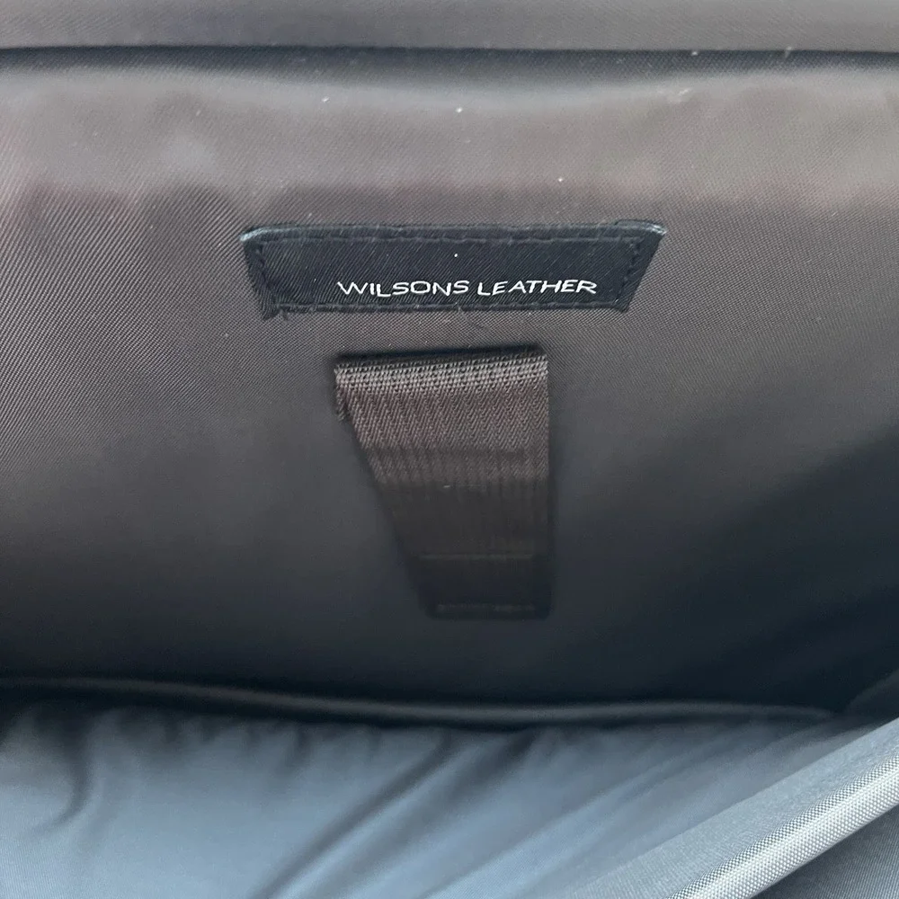 Wilson Genuine Leather Messenger Brown Sling Leather Briefcase Laptop Bag